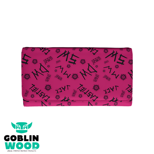 Initials (Raspberry) - Supernatural Inspired Purse - Goblin Wood Exclusive - Goblin Wood