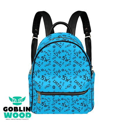 Initials - Sky AOP Mini Backpack - Supernatural Inspired - Goblin Wood Exclusive - Goblin Wood