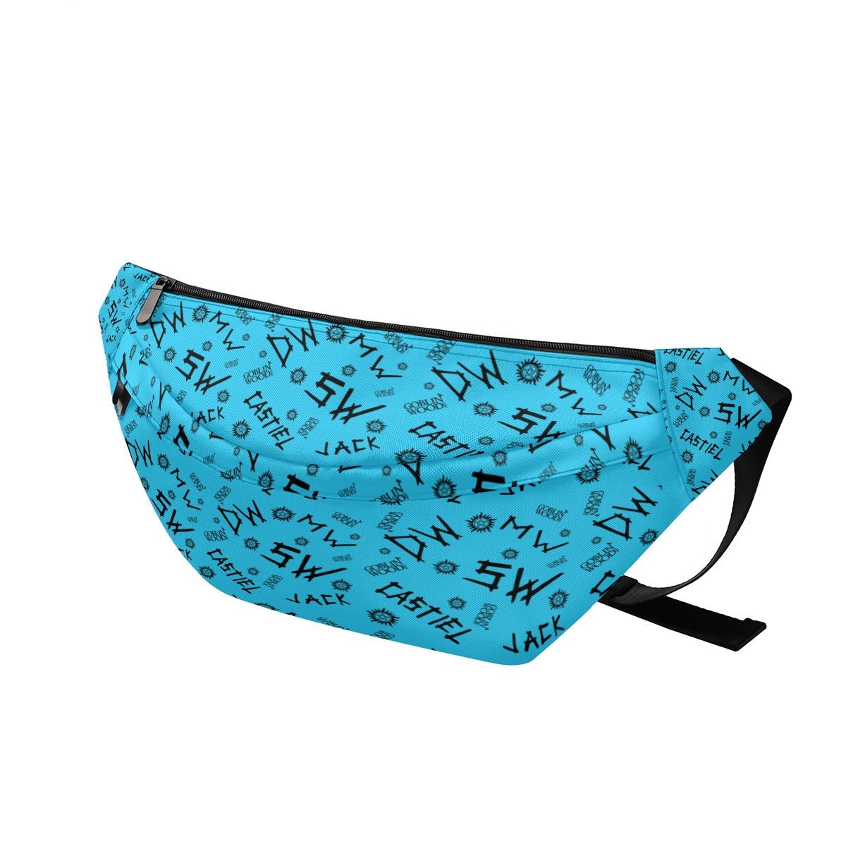 Initials (Sky) - Retro Fanny Pack - Supernatural Inspired - Goblin Wood Exclusive - Goblin Wood