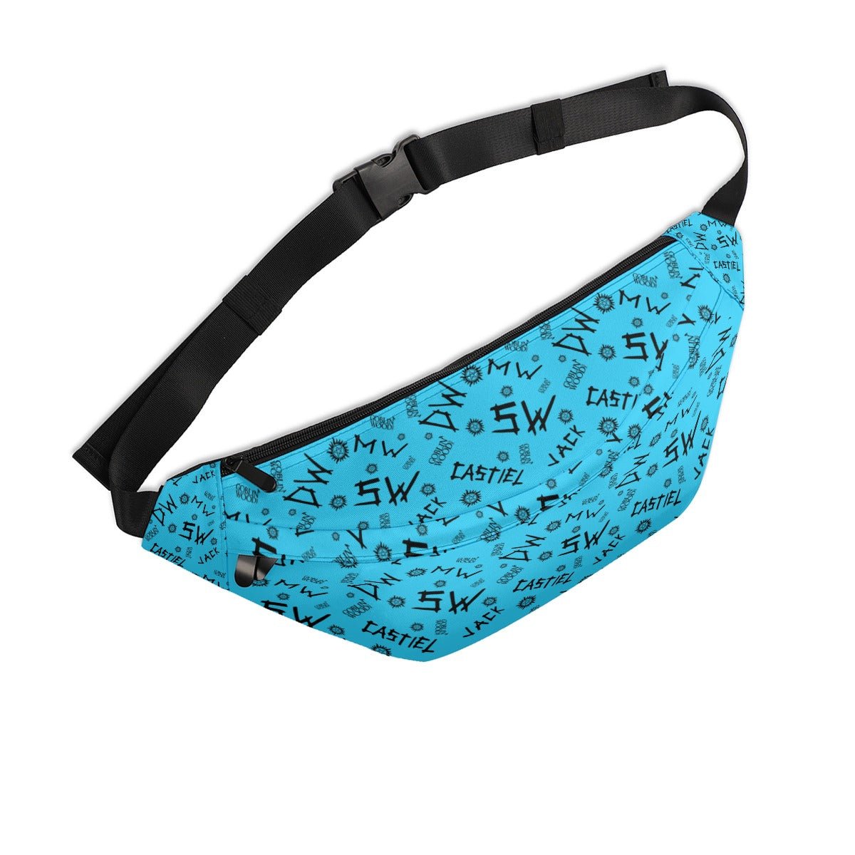 Initials (Sky) - Retro Fanny Pack - Supernatural Inspired - Goblin Wood Exclusive - Goblin Wood