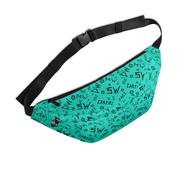 Initials (Teal) - Retro Fanny Pack - Supernatural Inspired - Goblin Wood Exclusive - Goblin Wood
