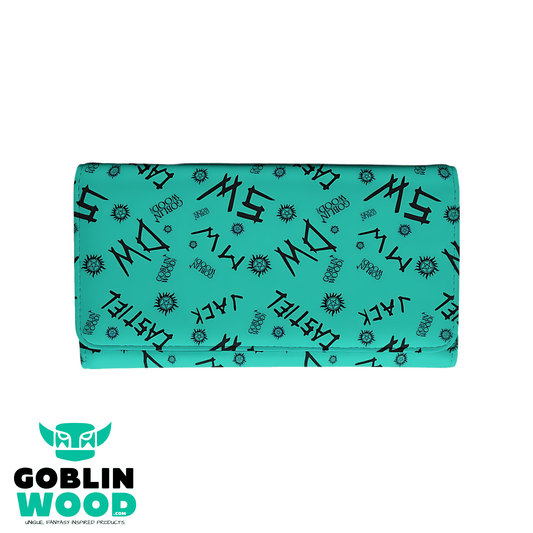 Initials (Teal) - Supernatural Inspired Purse - Goblin Wood Exclusive - Goblin Wood