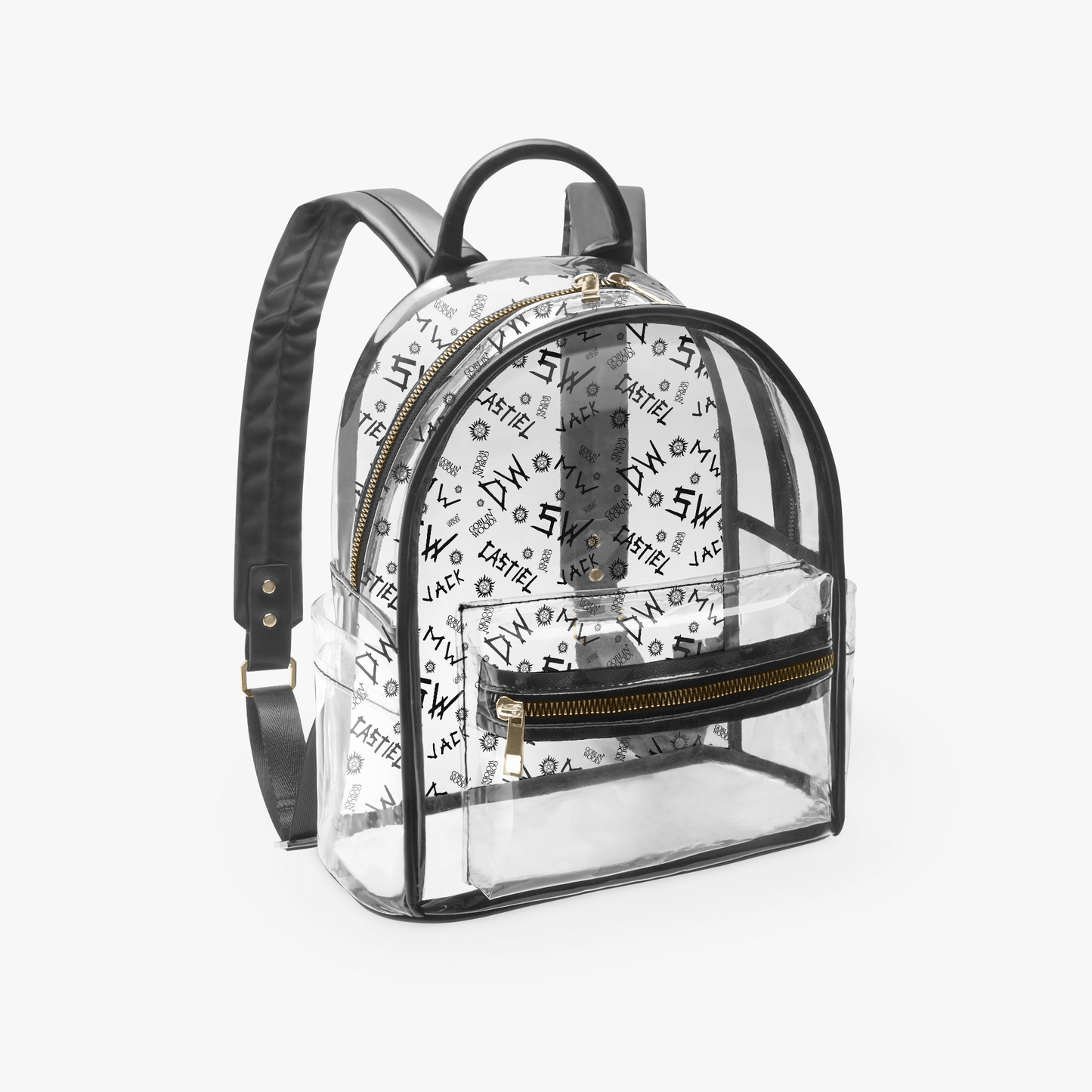 Initials - Transparent Festival Backpack - Supernatural Inspired - Goblin Wood Exclusive - Goblin Wood