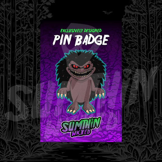 Intergalactic Hamster - Acrylic Pin Badge - Critters Inspired - Sumthin Wicked Exclusive - Goblin Wood