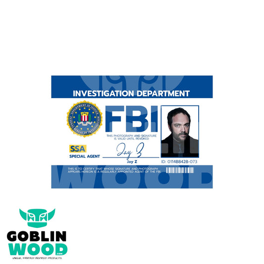 Jay Z - ID Badge - Supernatural Inspired - Goblin Wood Exclusive - Goblin Wood