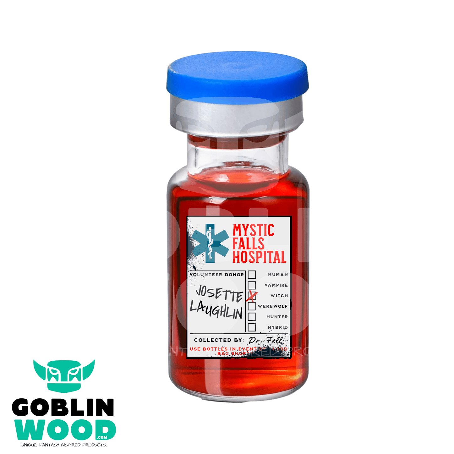 Josette Laughlin - Blood Vial -  - Goblin Wood Exclusive - Goblin Wood