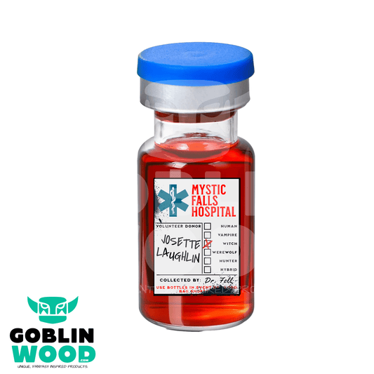 Josette Laughlin - Blood Vial - TVD Inspired - Goblin Wood Exclusive - Goblin Wood