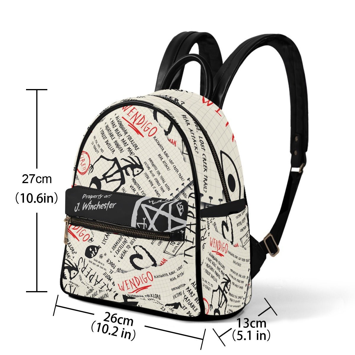 Journal - Mini Backpack - Supernatural Inspired - Goblin Wood Exclusive - Goblin Wood