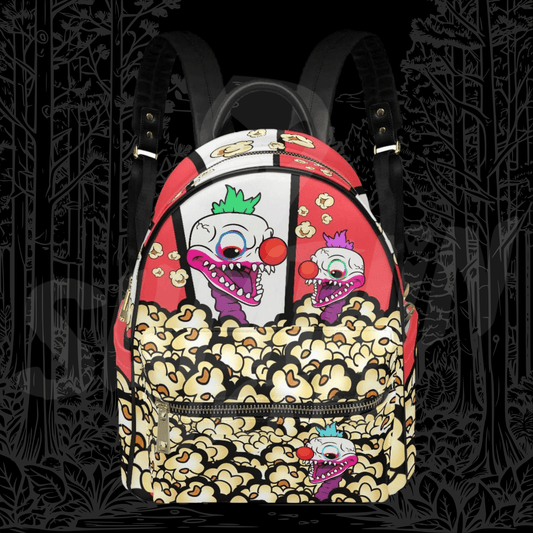 Klown - AOP PU Mini Backpack - Killer Klowns From Outer Space Inspired - Sumthin Wicked Exclusive - Goblin Wood