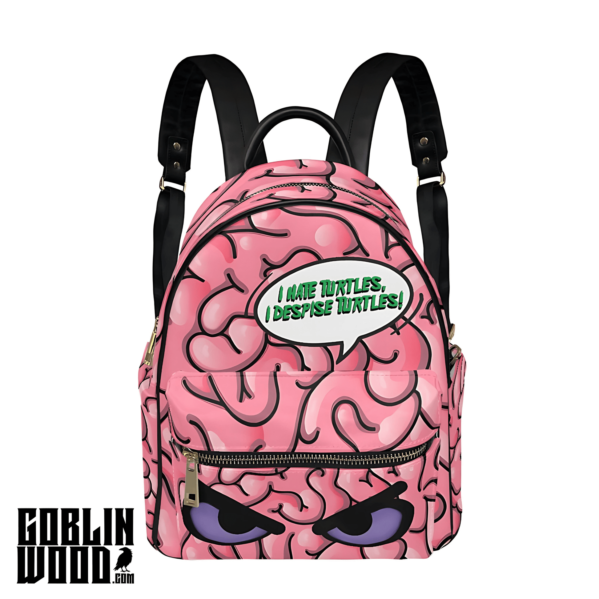 Krang - Mini Backpack - TMNT Inspired - Goblin Wood Exclusive - Goblin Wood