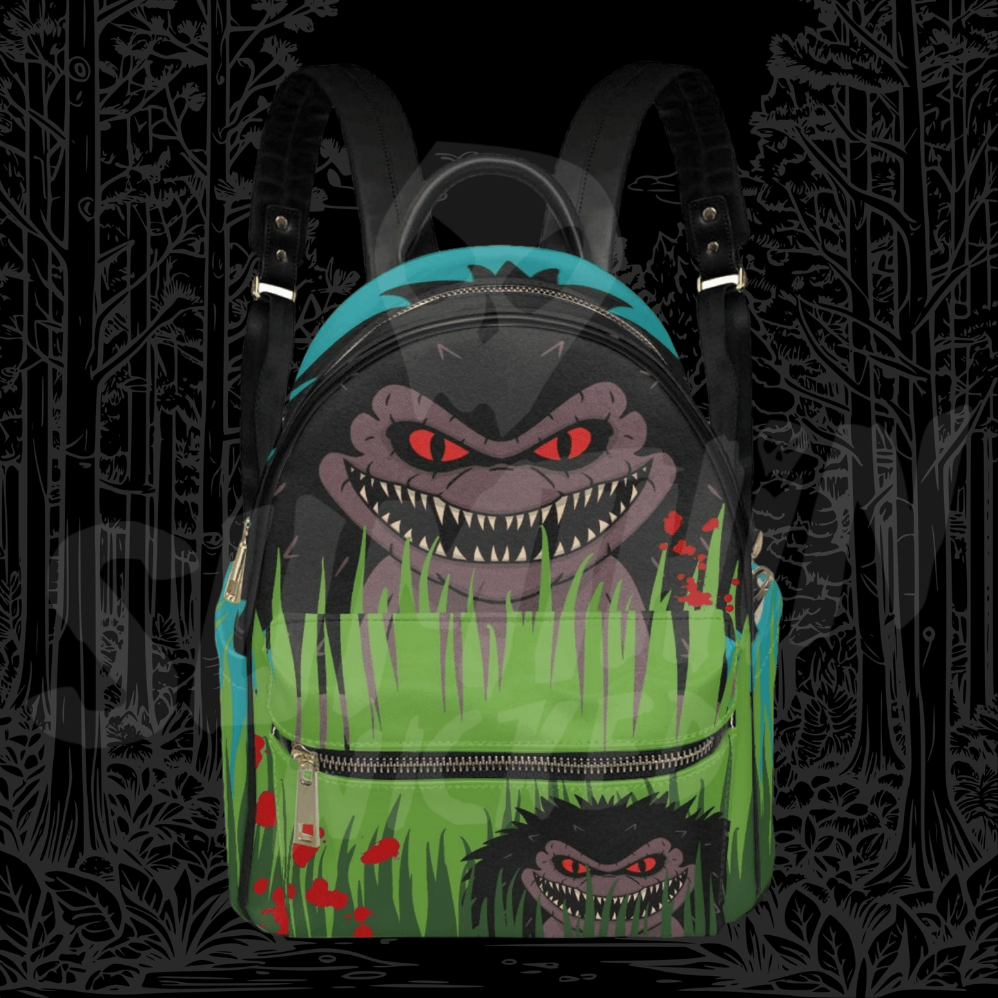 Krite - AOP Mini Backpack - Critters Inspired - Sumthin Wicked Exclusive - Goblin Wood