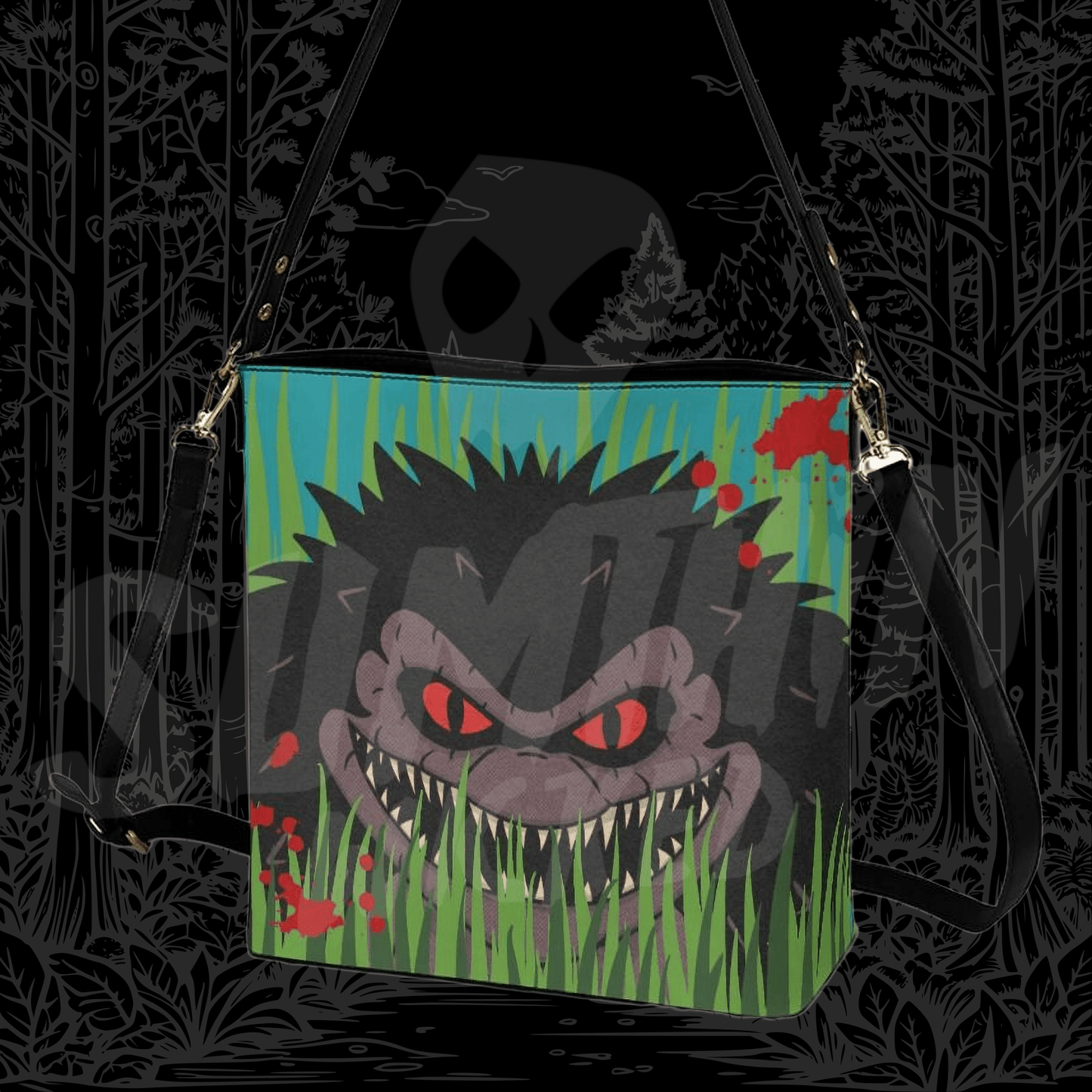 Krite - Cross Body Bucket Bag - Critters Inspired - Sumthin Wicked Exclusive - Goblin Wood
