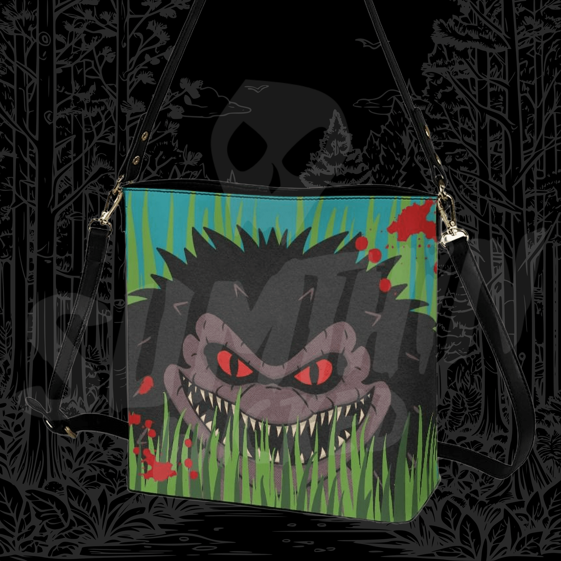 Krite - Cross Body Bucket Bag - Critters Inspired - Sumthin Wicked Exclusive - Goblin Wood