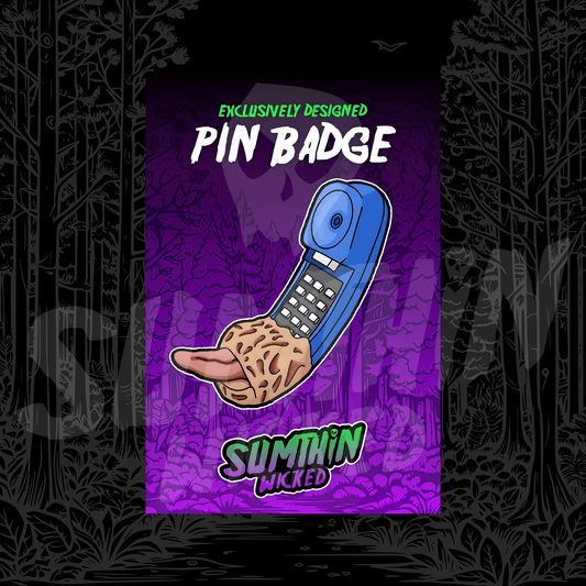 Krueger Call - Acrylic Pin Badge - A Nightmare On Elm Street Inspired - Sumthin Wicked Exclusive - Goblin Wood