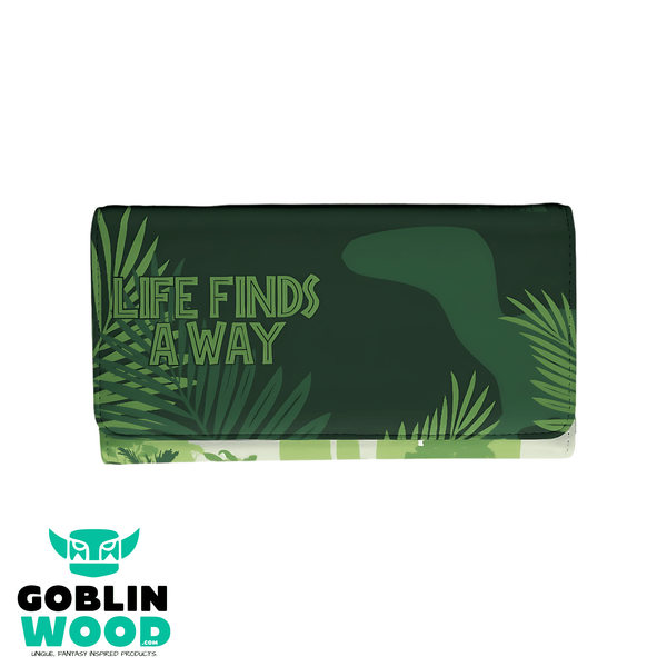 Life Finds A Way - AOP Purse - Jurassic Park Inspired - Goblin Wood Exclusive - Goblin Wood