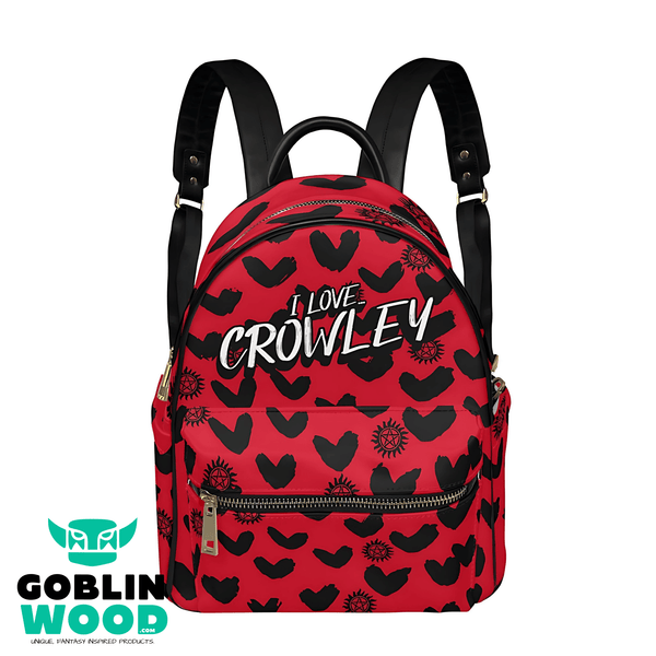 Love Letter (Crowley) - Mini Backpack - Supernatural Inspired - Goblin Wood Exclusive - Goblin Wood