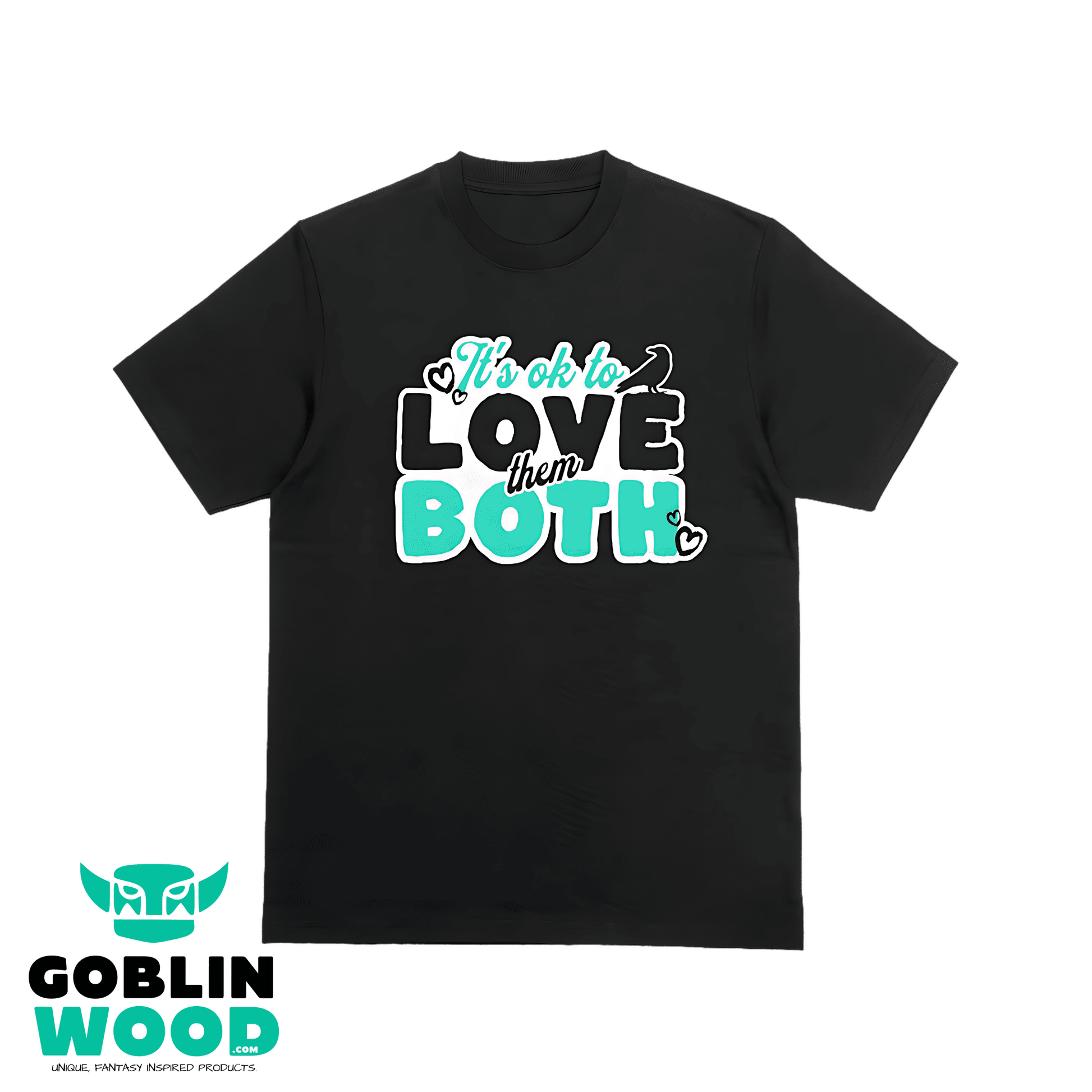 Love Them Both - Black Premium T-Shirt - TVD Inspired - Goblin Wood Exclusive - Goblin Wood
