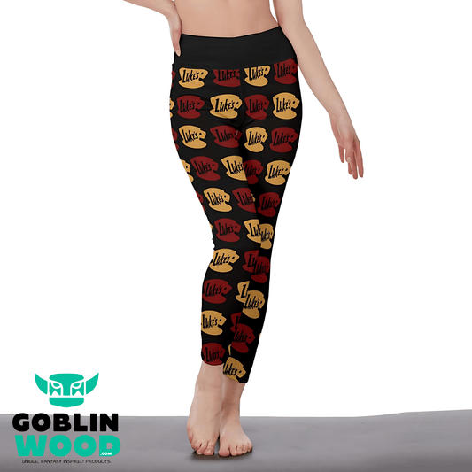 Luke - AOP Ladies Leggings - Gilmore Girls Inspired - Goblin Wood Exclusive - Goblin Wood