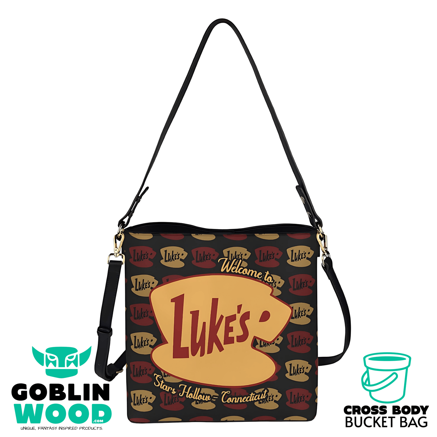 Luke - Crossbody Bucket Bag -  - Goblin Wood Exclusive - Goblin Wood