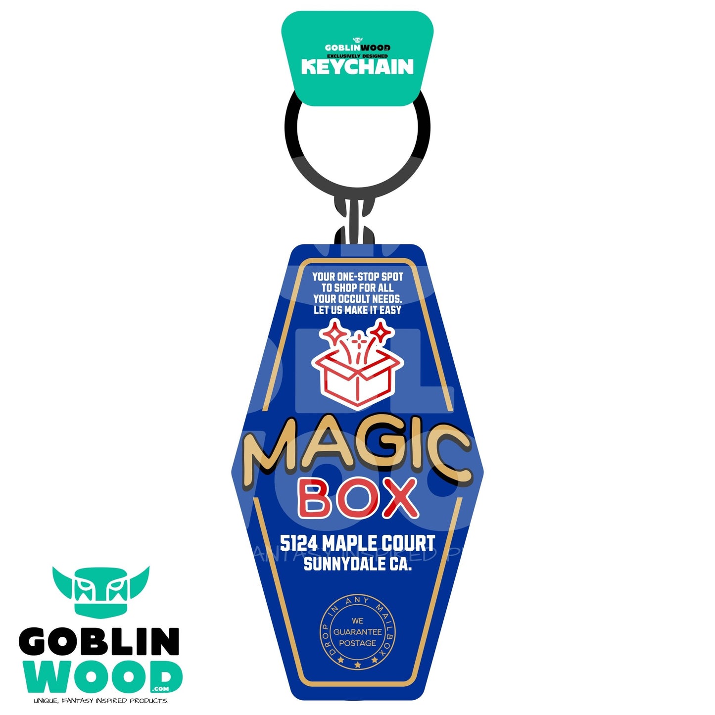 Magic Box - Acrylic Keychain - Angel - Goblin Wood Exclusive - Goblin Wood