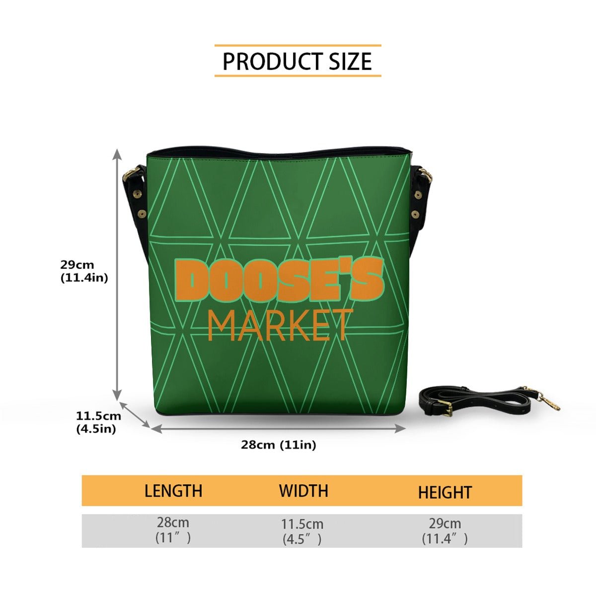 Market - Crossbody Bucket Bag -  - Goblin Wood Exclusive - Goblin Wood