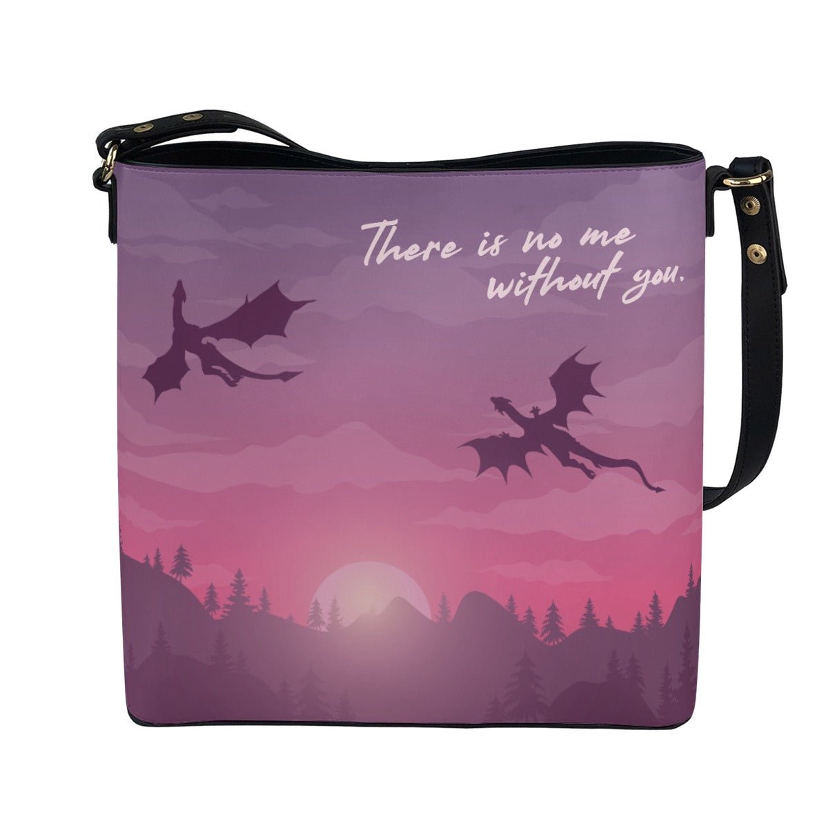Me and You - AOP Cross Body Bucket Bag -  - Goblin Wood Exclusive - Goblin Wood