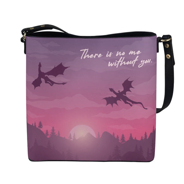 Me and You - AOP Cross Body Bucket Bag - Fourth Wing Inspired - Goblin Wood Exclusive - Goblin Wood