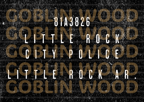 Locked Up (Moose) - Metal Plaque - Supernatural Inspired - Goblin Wood Exclusive