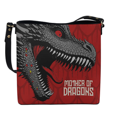 Mother Of Dragons - Cross Body Bucket Bag - Game Of Thrones Inspired - Goblin Wood Exclusive - Goblin Wood