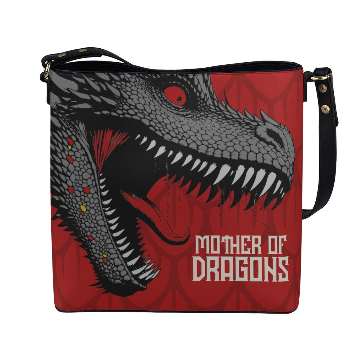 Mother Of Dragons - Cross Body Bucket Bag - Game Of Thrones Inspired - Goblin Wood Exclusive - Goblin Wood