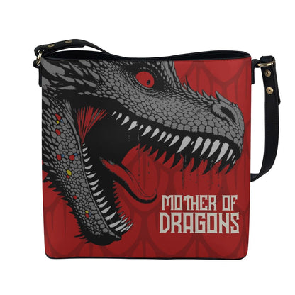 Mother Of Dragons - Cross Body Bucket Bag - Game Of Thrones Inspired - Goblin Wood Exclusive - Goblin Wood
