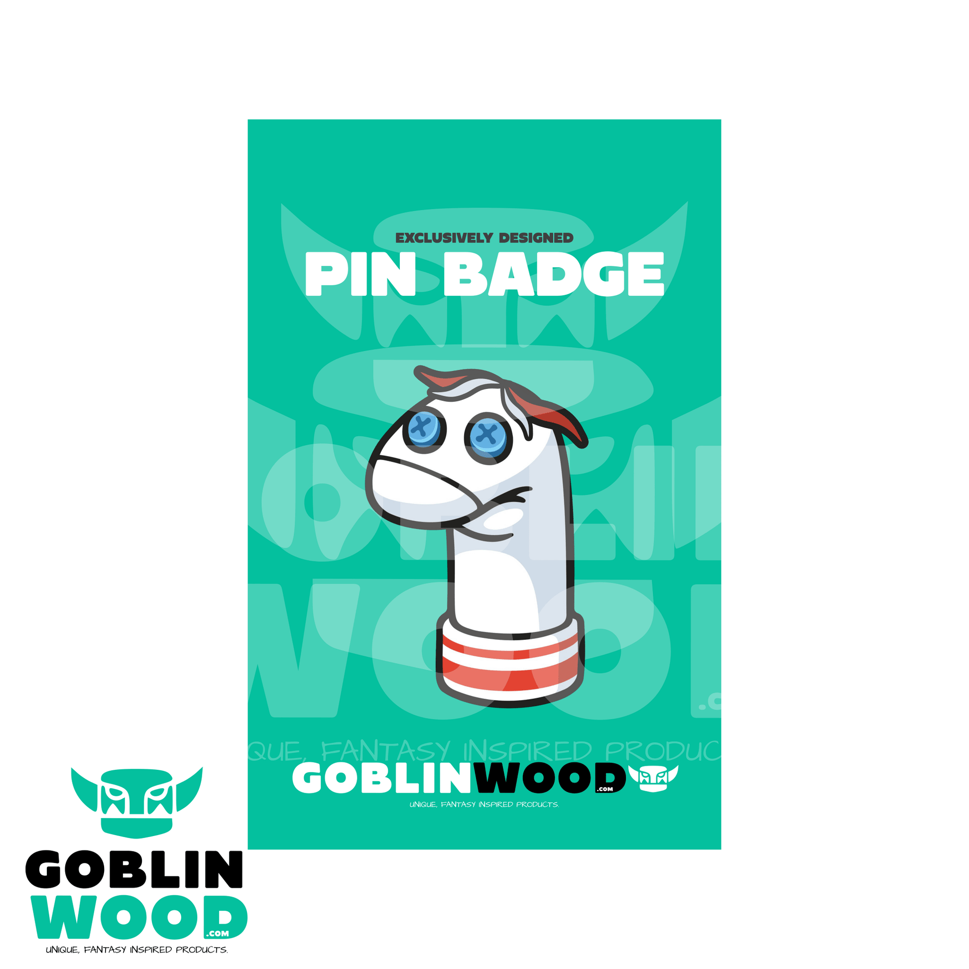 Mr. Frizzles - Acrylic Pin Badge - Supernatural Inspired - Goblin Wood Exclusive - Goblin Wood
