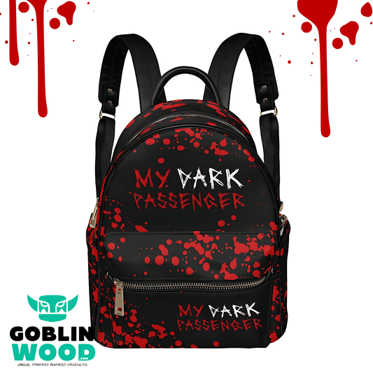 My Dark Passenger - AOP Print Mini Backpack - Dexter Inspired - Goblin Wood Exclusive - Goblin Wood