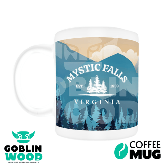 Mystic Falls - Coffee Mug - TVD Inspired - Goblin Wood Exclusive - Goblin Wood