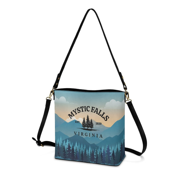 Mystic Falls - Cross Body Bucket Bag - TVD Inspired - Goblin Wood Exclusive - Goblin Wood