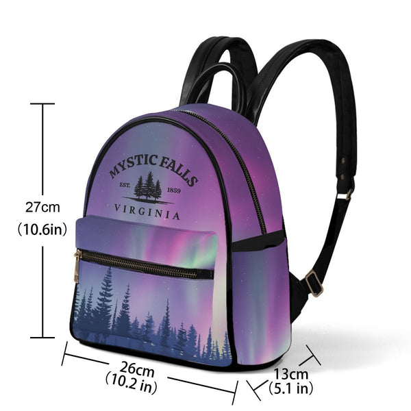 Mystic Falls (Purple) - Mini Backpack - TVD Inspired - Goblin Wood Exclusive - Goblin Wood