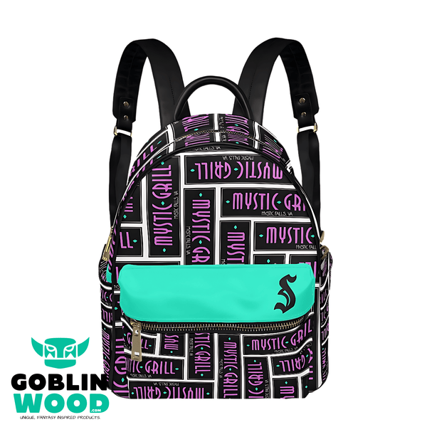 Mystic Grill - AOP Print Mini Backpack - TVD Inspired - Goblin Wood Exclusive - Goblin Wood