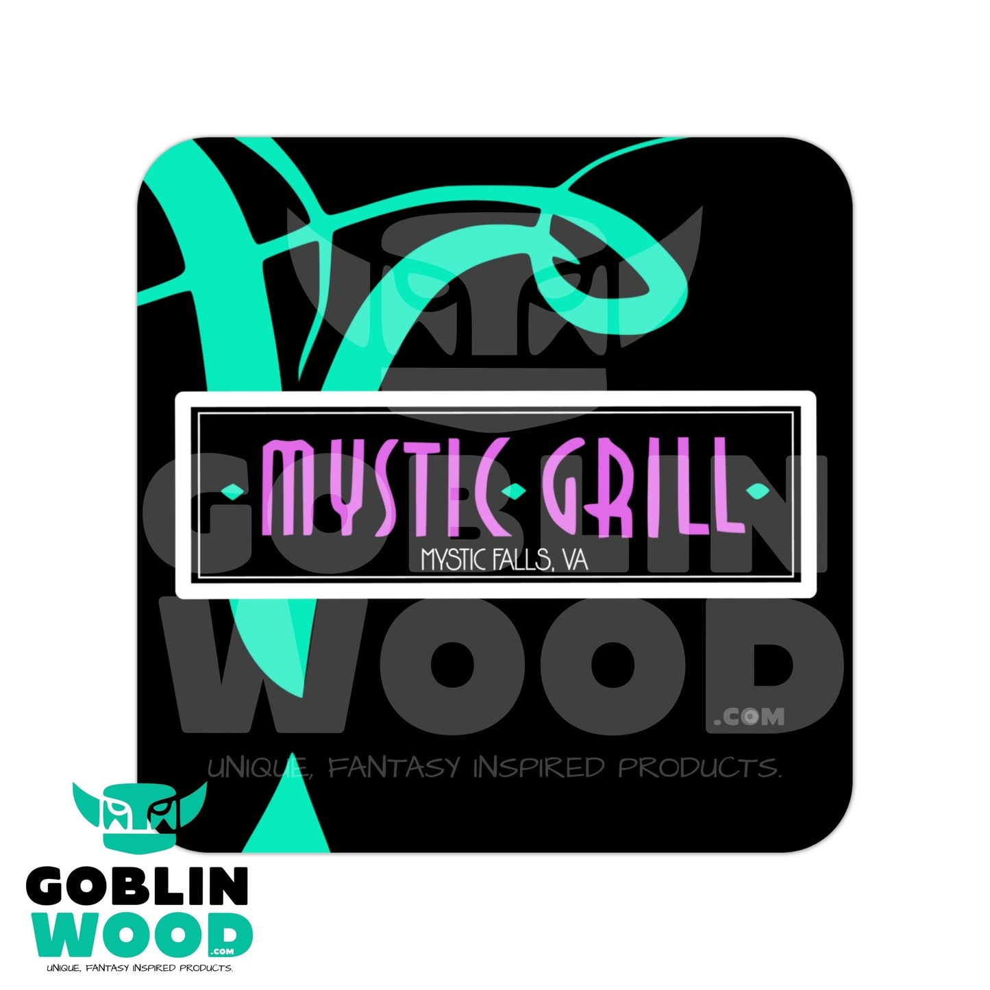 Grill - Drinks Coaster -  - Goblin Wood Exclusive - Goblin Wood