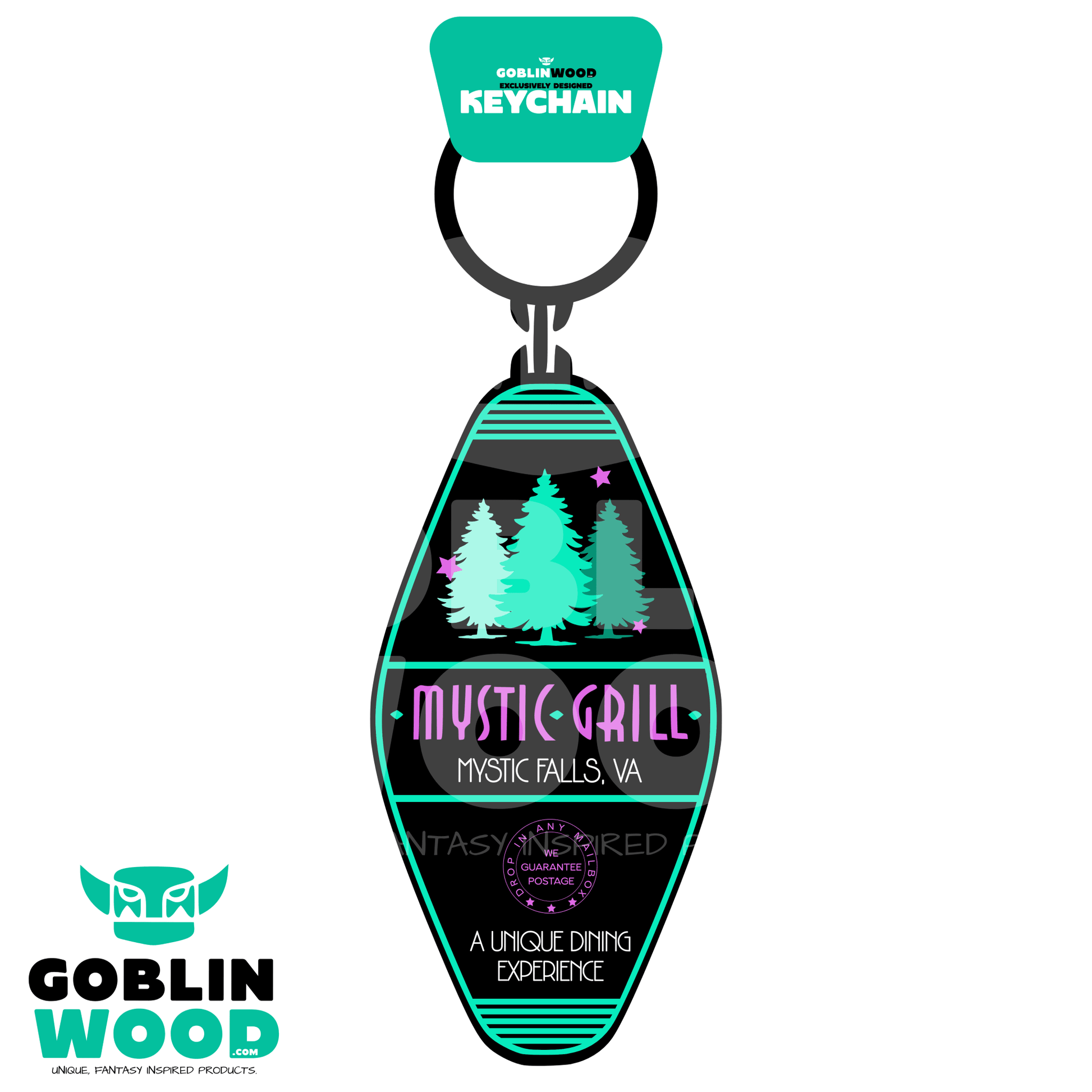 Grill Key Fob - Acrylic Keychain -  - Goblin Wood Exclusive - Goblin Wood