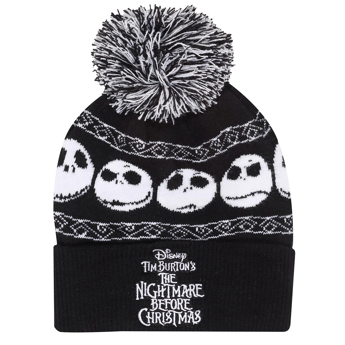 Nightmare Before Christmas Basic Snow Bobble Beanie - Goblin Wood