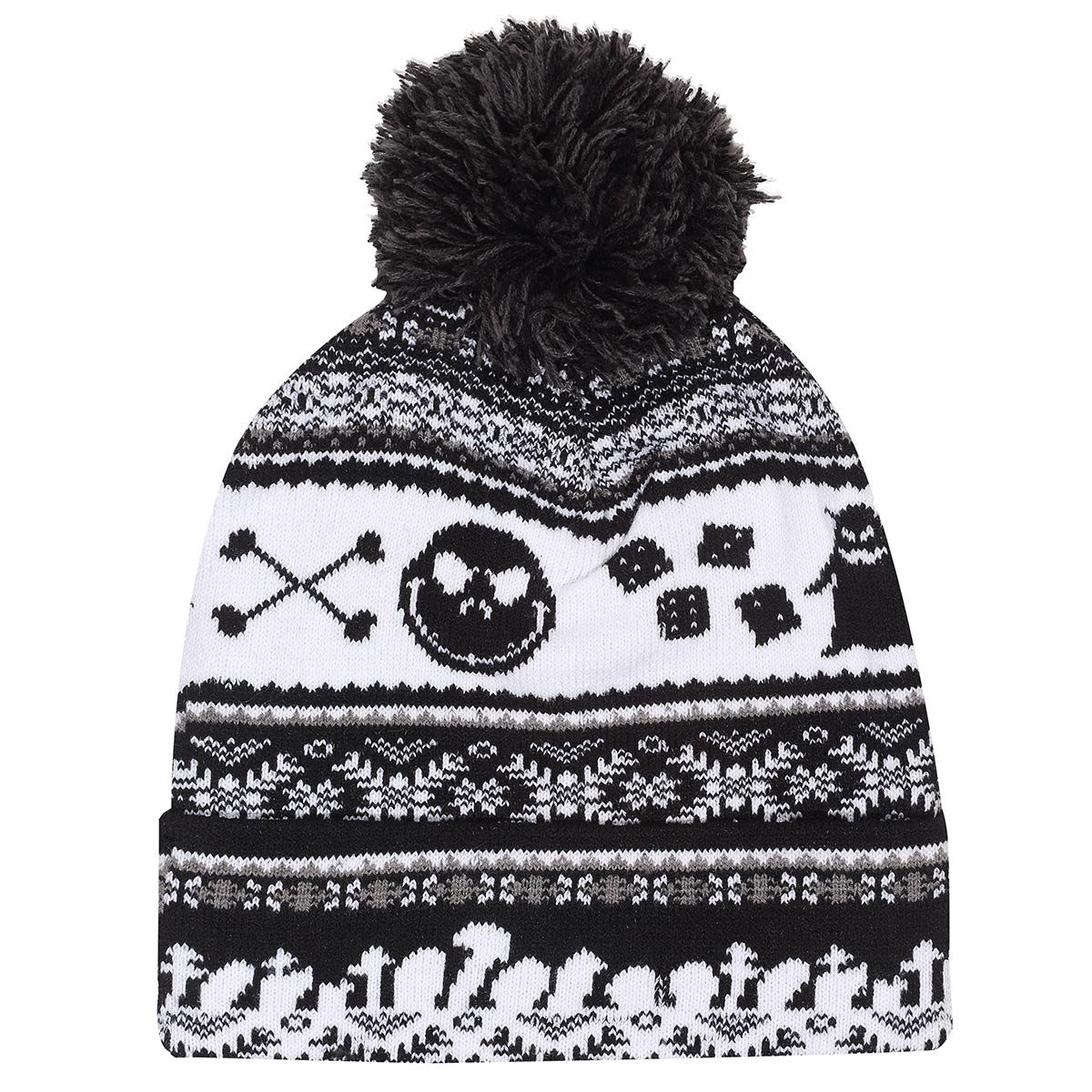 Nightmare Before Christmas Fair Isle bobble Beanie - Goblin Wood