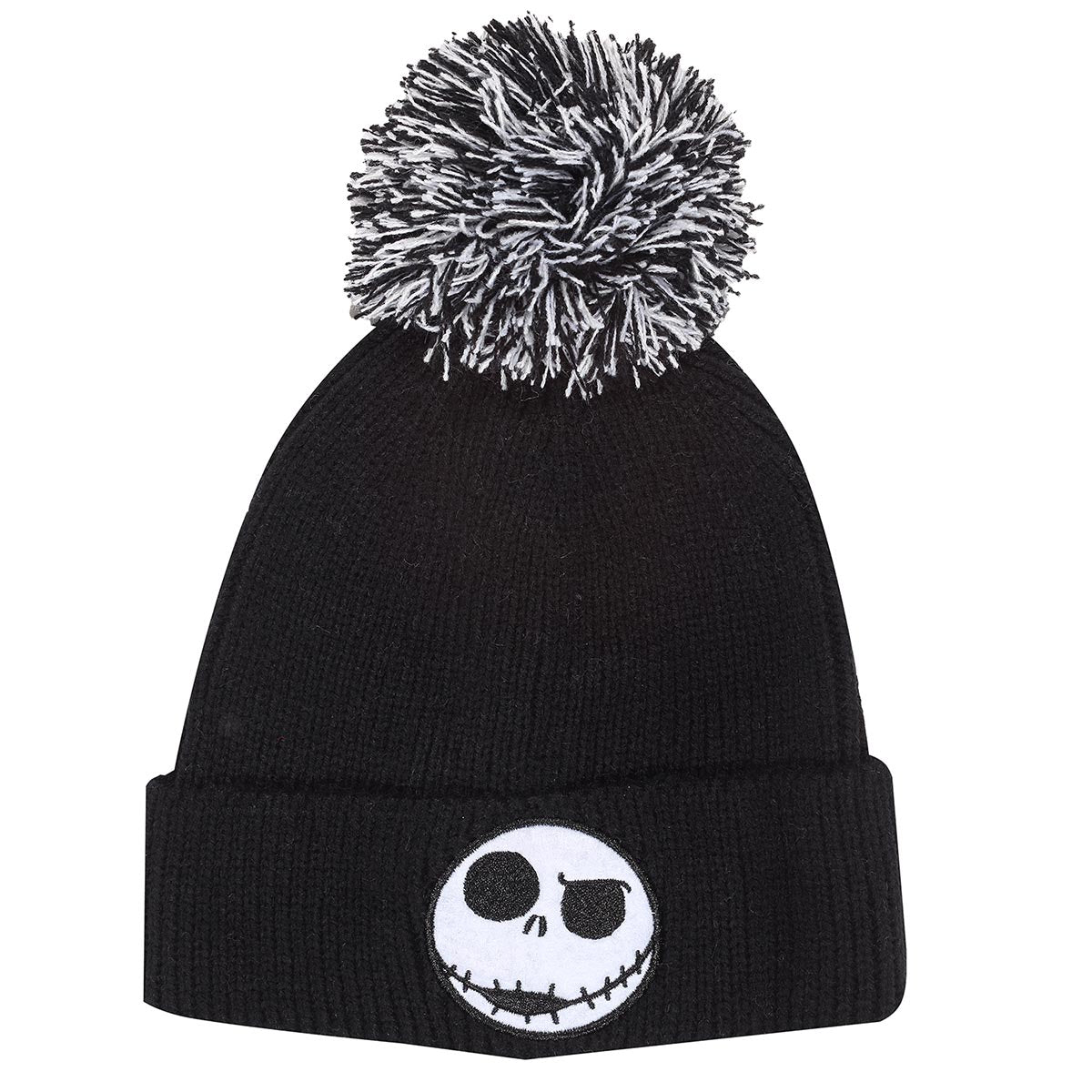 Nightmare Before Christmas Jack Face Bobble Beanie - Goblin Wood