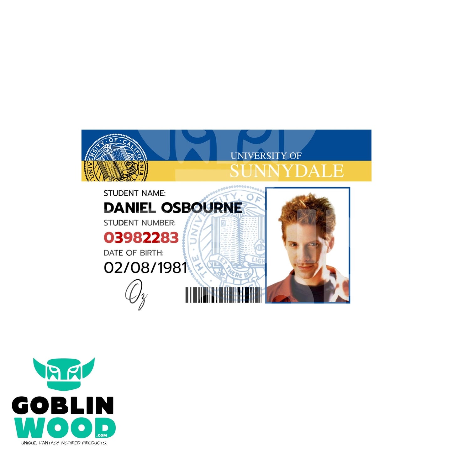 Oz - ID Badge - Angel - Goblin Wood Exclusive - Goblin Wood