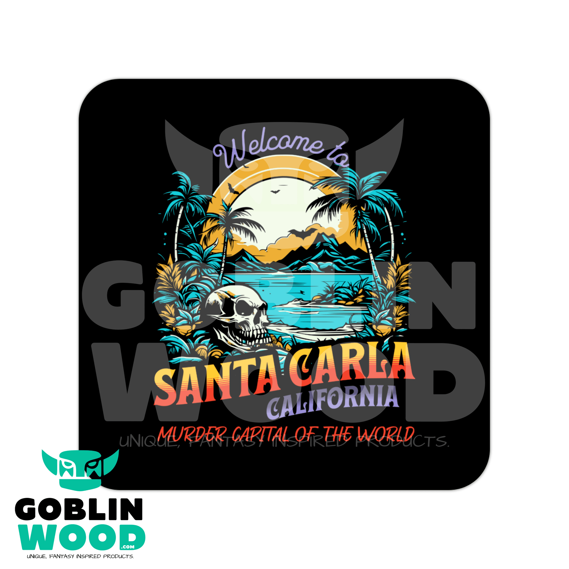 Paradise? - Drinks Coaster - The Lost Boys Inspired - Goblin Wood Exclusive - Goblin Wood