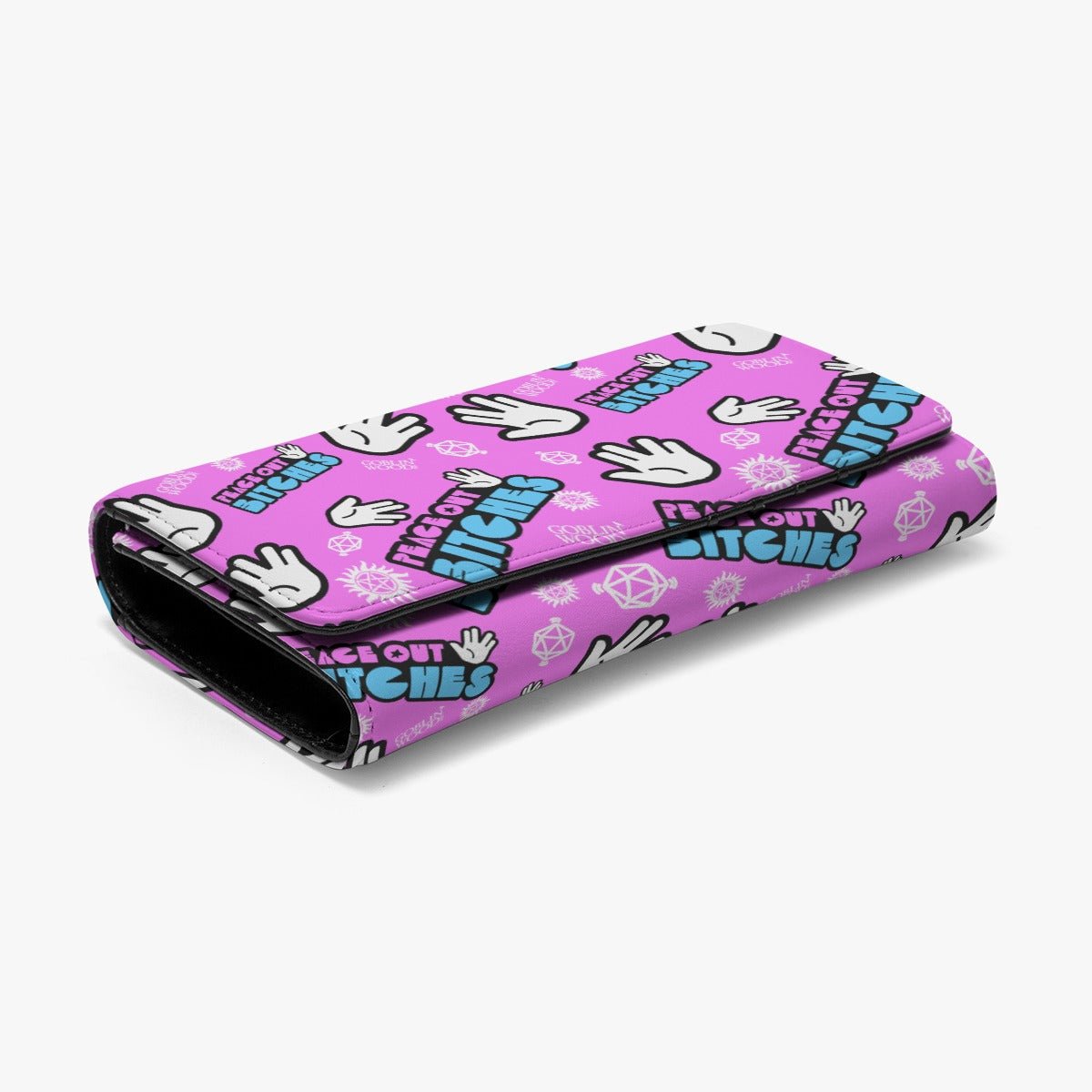 Peace Out Bitches (Bubblegum) - Supernatural Inspired Purse - Goblin Wood Exclusive - Goblin Wood