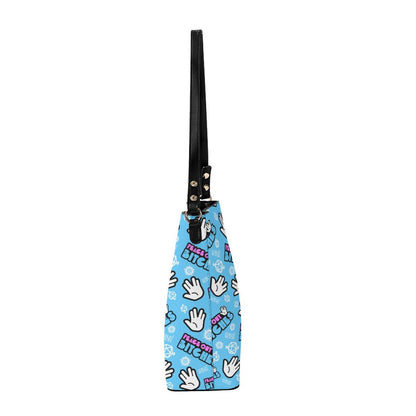 Peace Out Bitches - Sky Cross Body Bucket Bag - Supernatural Inspired - Goblin Wood Exclusive - Goblin Wood
