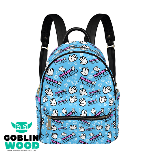 Peace Out Bitches (Sky) - Mini Backpack - Supernatural Inspired - Goblin Wood Exclusive - Goblin Wood