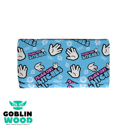 Peace Out Bitches (Sky) - Supernatural Inspired Purse - Goblin Wood Exclusive - Goblin Wood