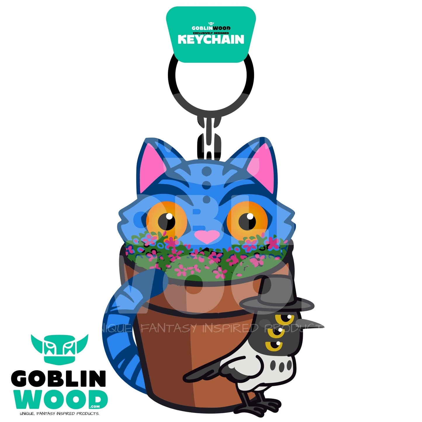 Peek A Boo - Acrylic Keychain - KPop Demon Hunters Inspired - Goblin Wood Exclusive - Goblin Wood