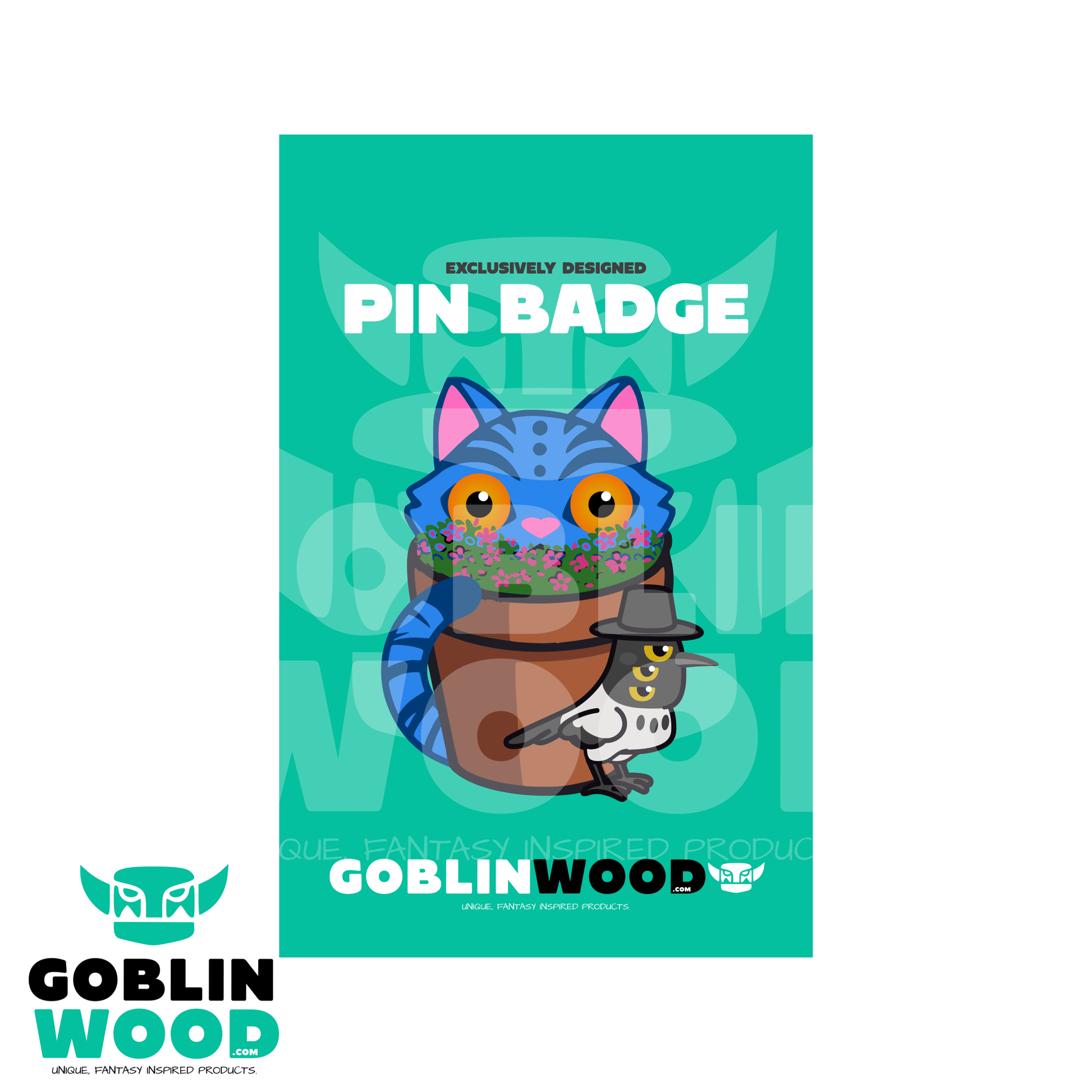 Peek A Boo - Acrylic Pin Badge - KPop Demon Hunters Inspired - Goblin Wood Exclusive - Goblin Wood
